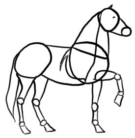 Detail Pferd Zeichnen Vorlage Nomer 4