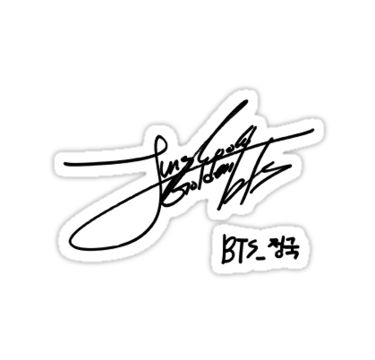 Detail Bts Signature Jimin Nomer 21