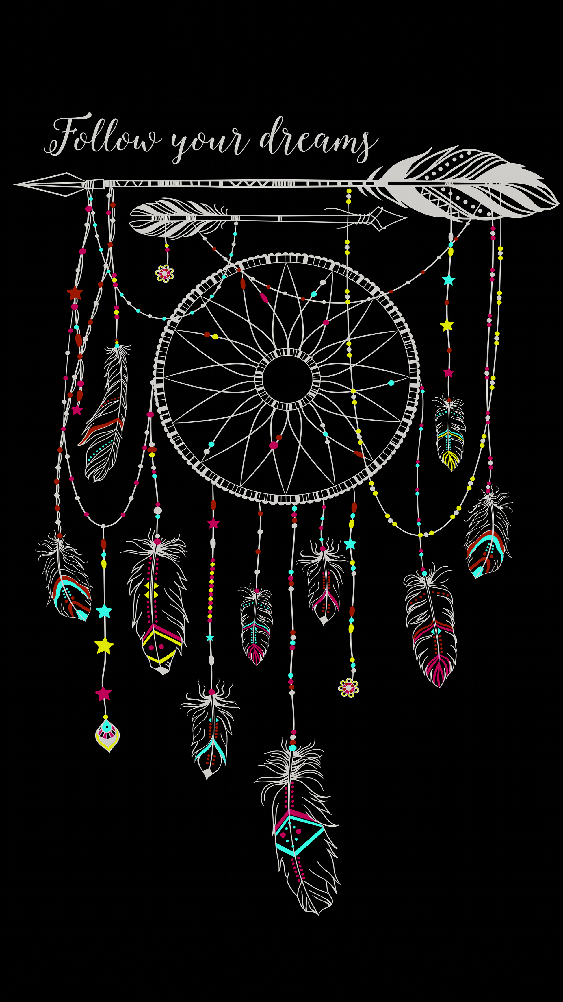 Detail Dreamcatcher Background For Iphone Nomer 27