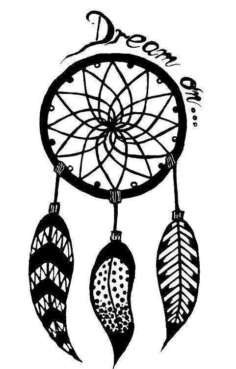 Detail Dreamcatcher Clipart Black And White Nomer 11