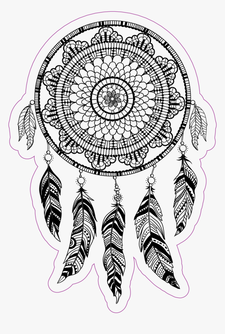 Detail Dreamcatcher Clipart Black And White Nomer 20