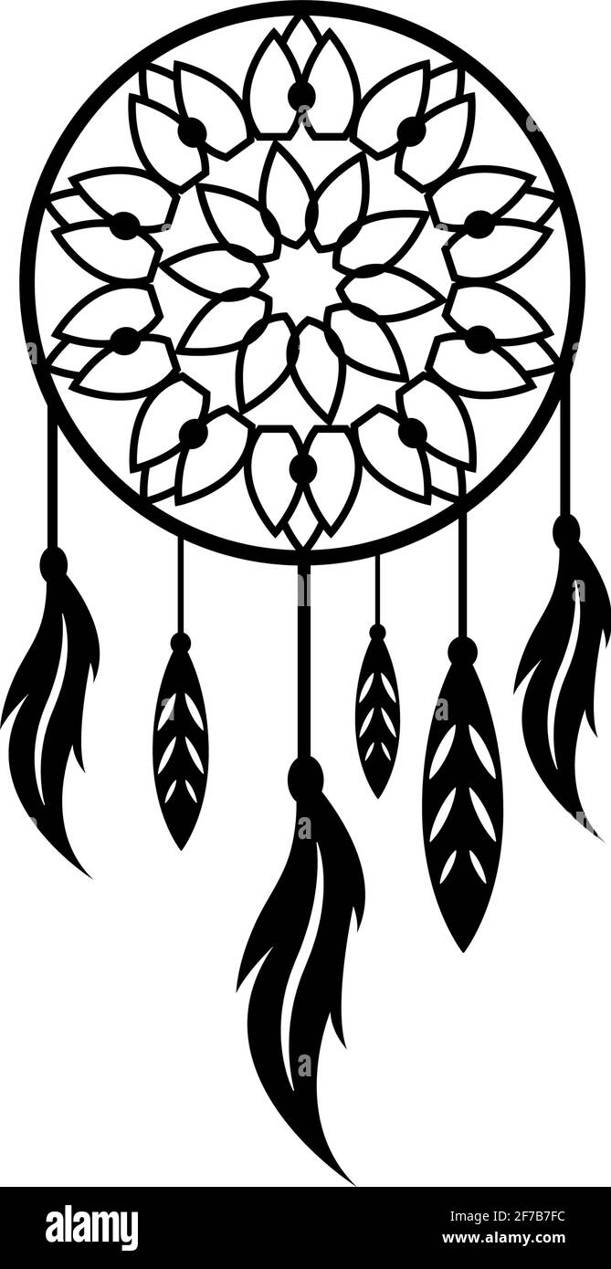 Detail Dreamcatcher Clipart Black And White Nomer 52