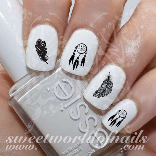 Detail Dreamcatcher Nails Nomer 30