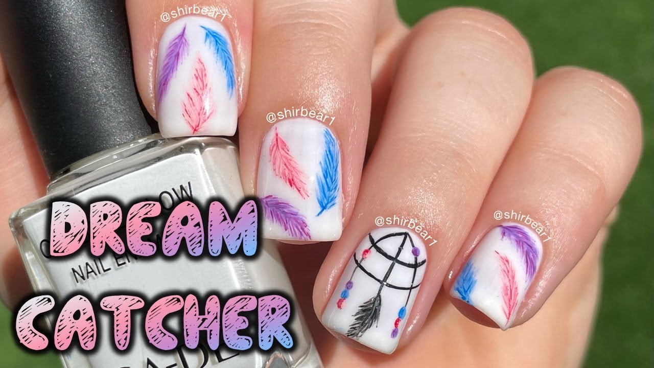 Detail Dreamcatcher Nails Nomer 46