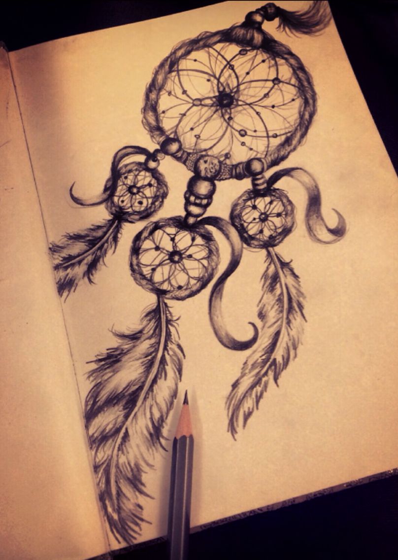 Dreamcatcher Pencil Drawing - KibrisPDR