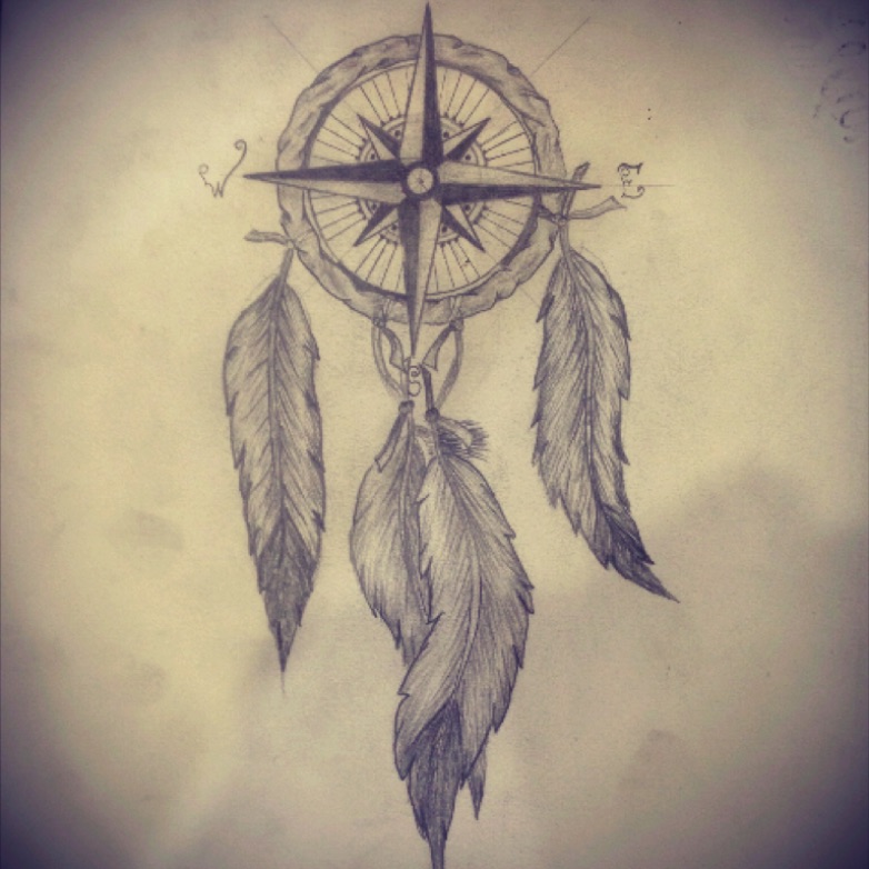 Detail Dreamcatcher Pencil Drawing Nomer 13