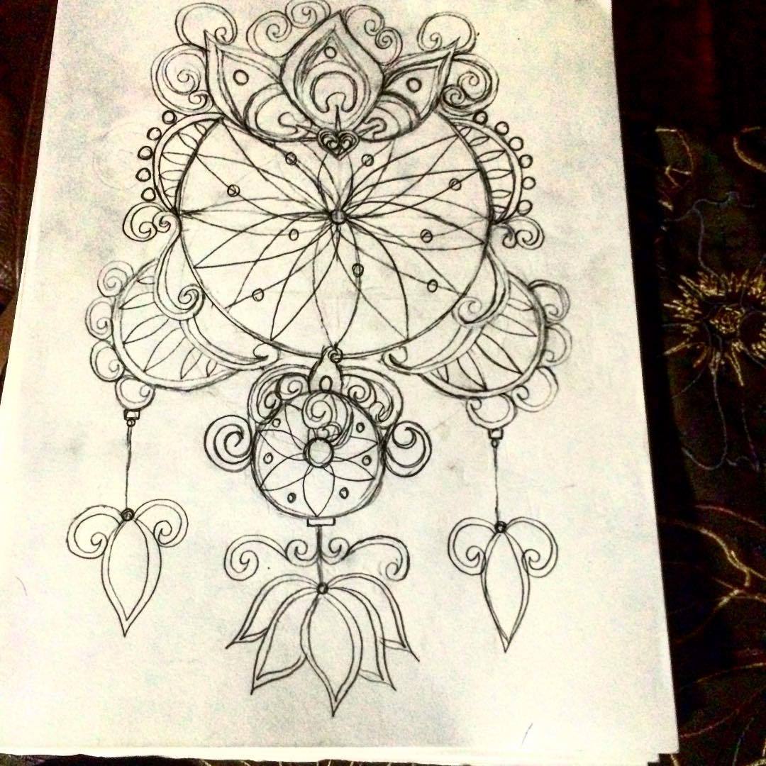 Detail Dreamcatcher Pencil Drawing Nomer 36