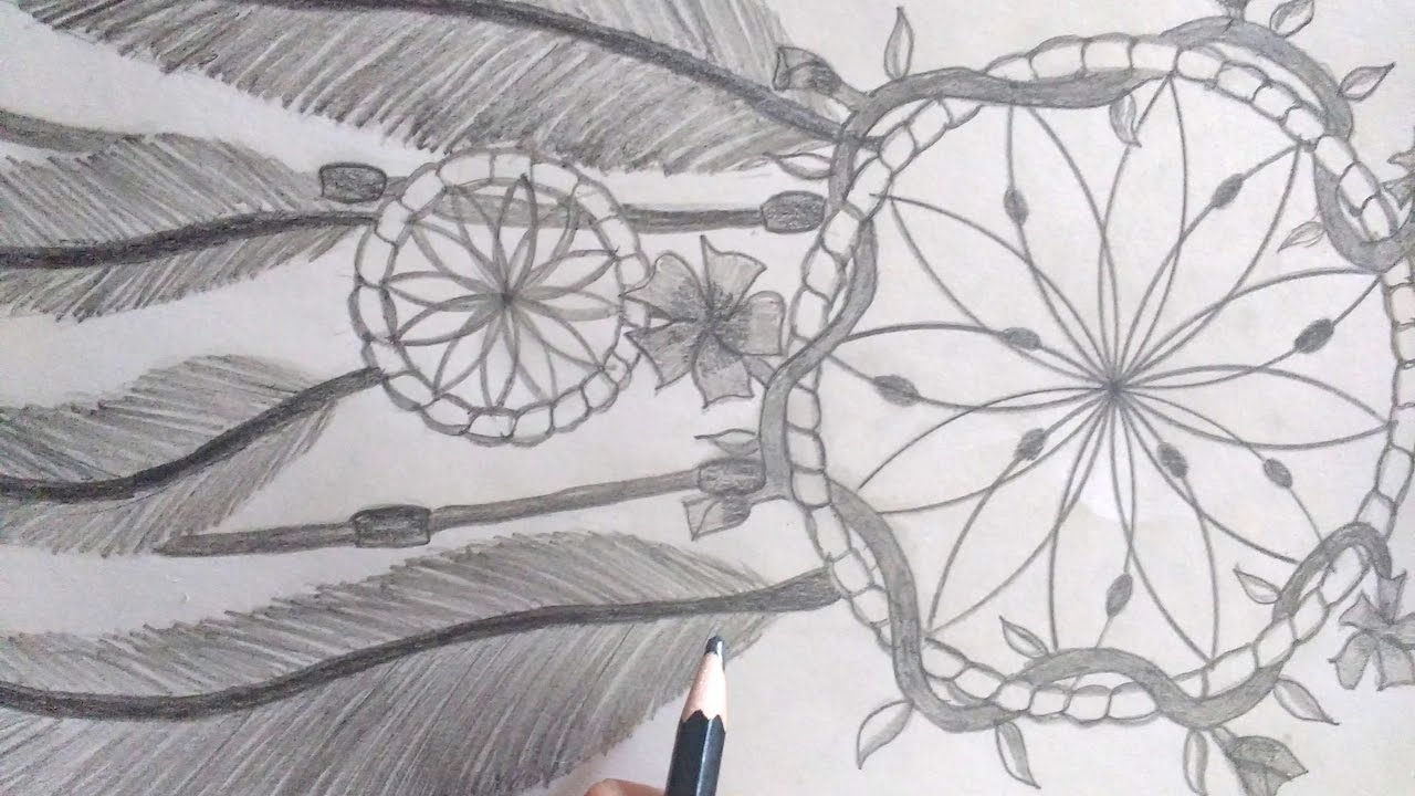 Detail Dreamcatcher Pencil Drawing Nomer 45