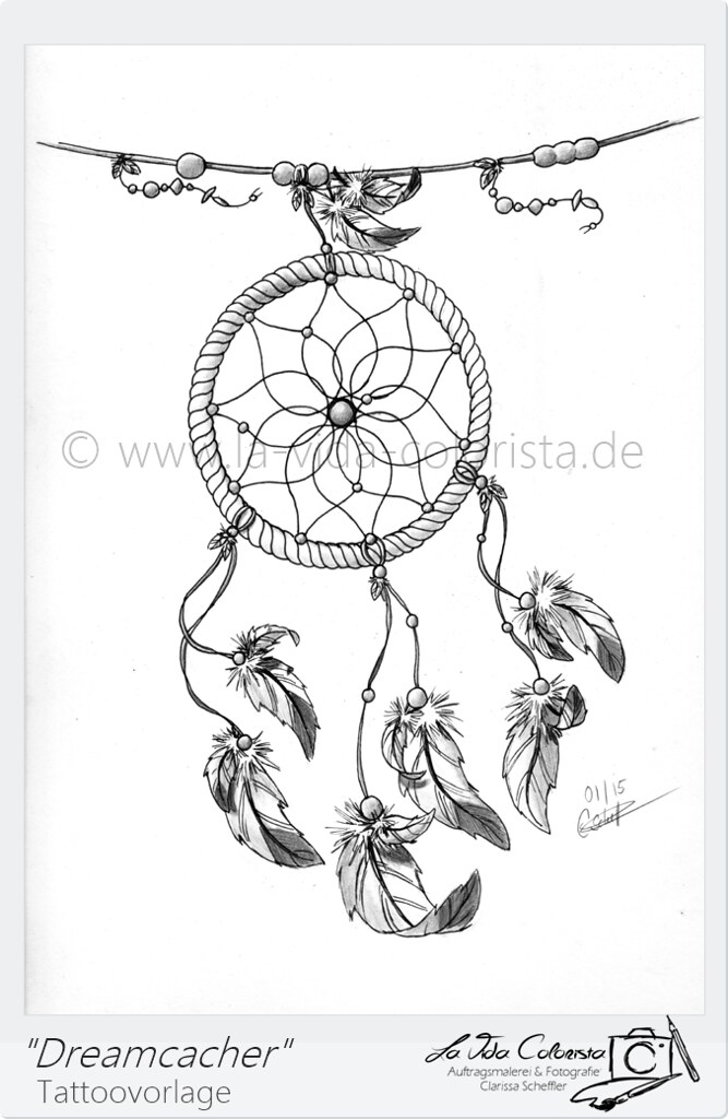 Detail Dreamcatcher Pencil Drawings Nomer 21