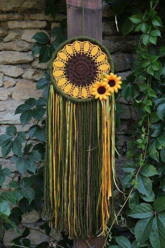 Detail Dreamcatcher Sunflower Nomer 27