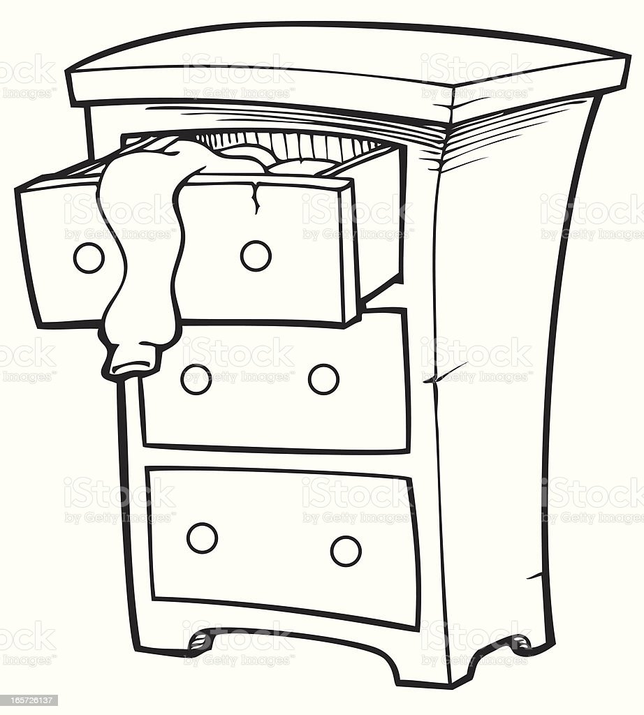 Dresser Clipart Black And White - KibrisPDR