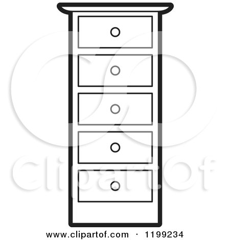 Detail Dresser Clipart Black And White Nomer 7