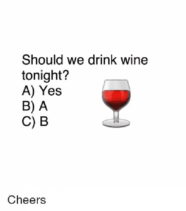 Detail Drinking Wine Meme Nomer 4
