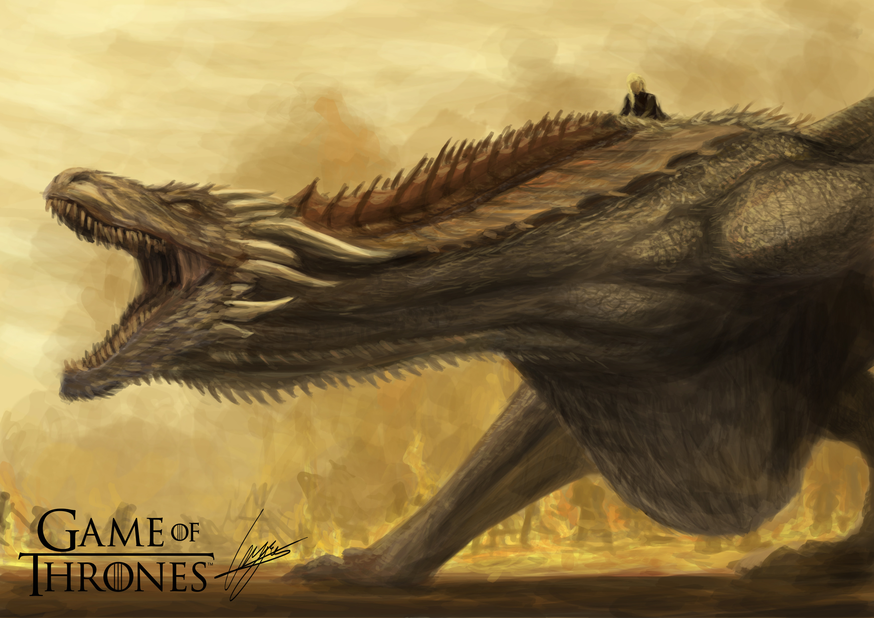 Detail Drogon Game Of Thrones Nomer 44