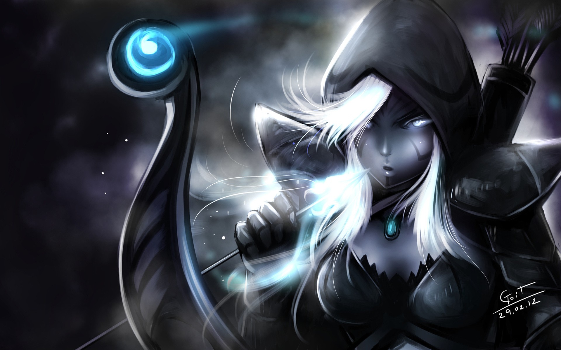 Detail Drow Ranger Wallpaper Nomer 9