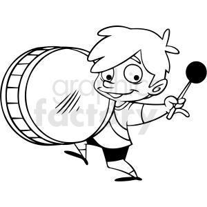 Detail Drum Clipart Black And White Nomer 34