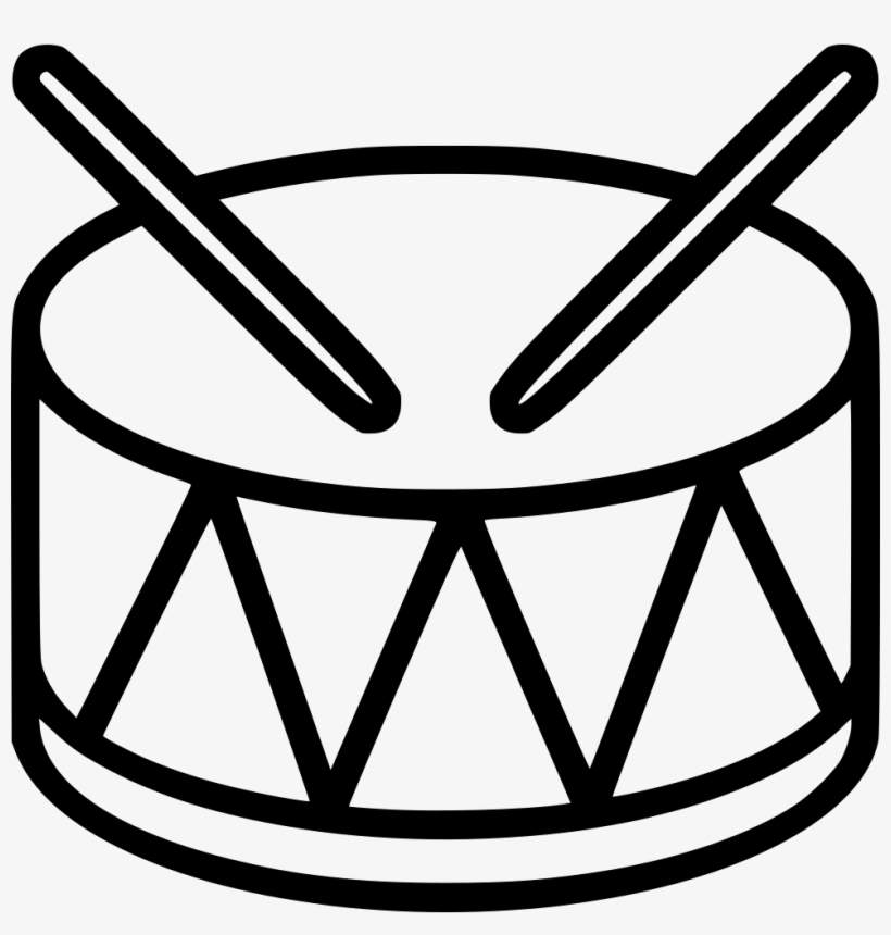 Detail Drum Clipart Black And White Nomer 4