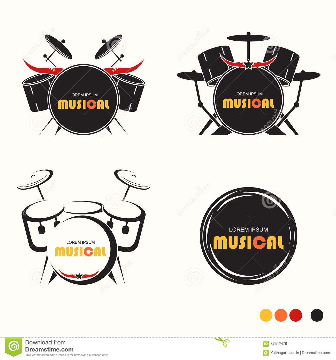 Detail Drum Logos Nomer 42