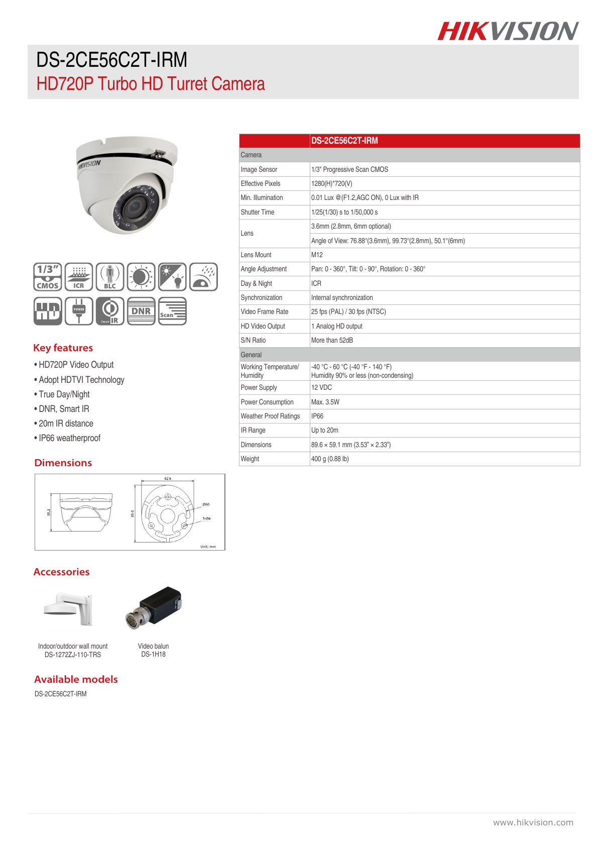 Detail Ds 2ce56c2t Irm Nomer 19