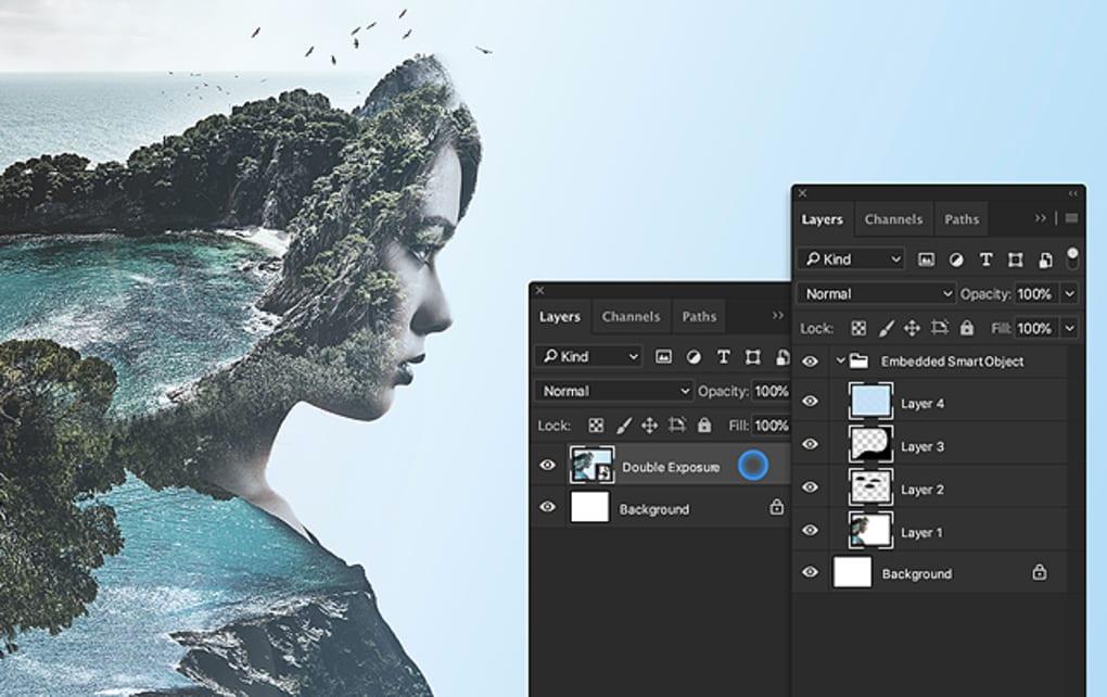 Detail Dua Gambar Jadi Satu Photoshop Cs6 Nomer 12