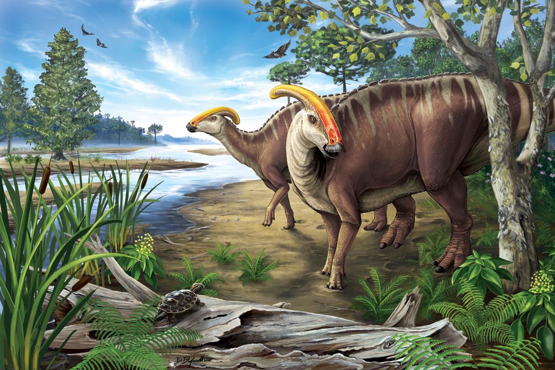 Detail Duck Billed Dinosaur Pictures Nomer 15