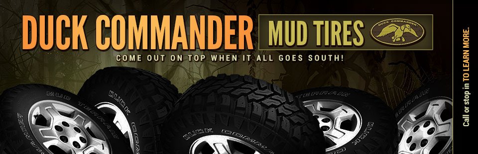 Detail Duck Commander Mud Tires Nomer 17