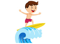 Detail Surfing Clipart Free Nomer 11