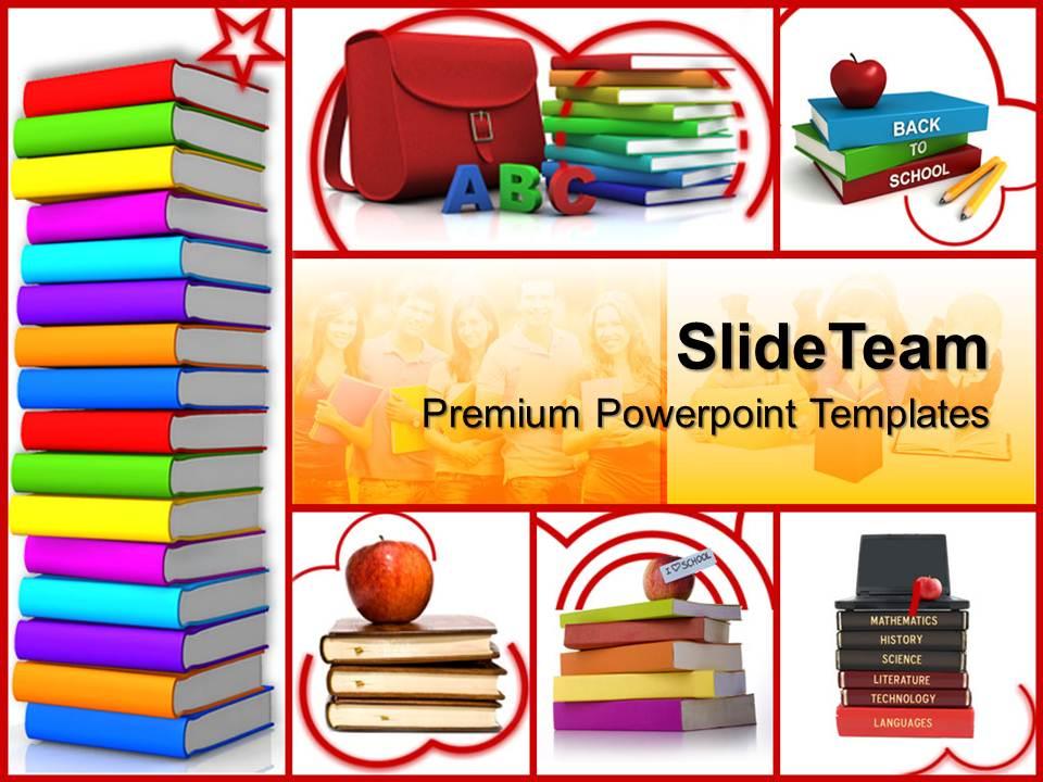 Detail Background Powerpoint Book Nomer 25