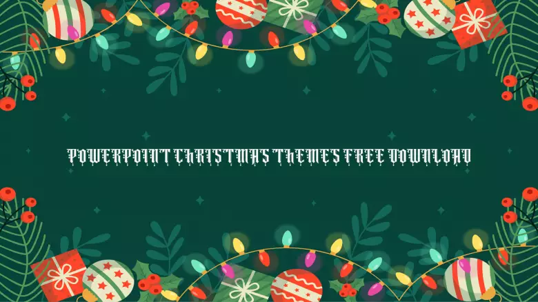 Detail Background Powerpoint Christmas Nomer 3