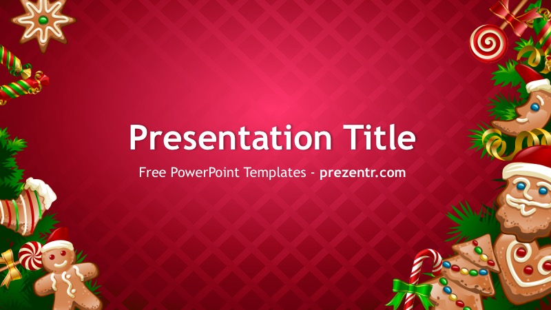 Detail Background Powerpoint Christmas Nomer 8