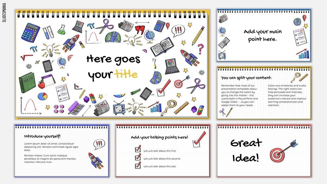 Detail Background Powerpoint Doodle Nomer 4