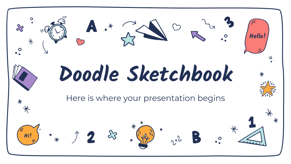Detail Background Powerpoint Doodle Nomer 9