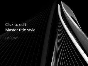 Detail Background Powerpoint Elegant Black And White Nomer 29