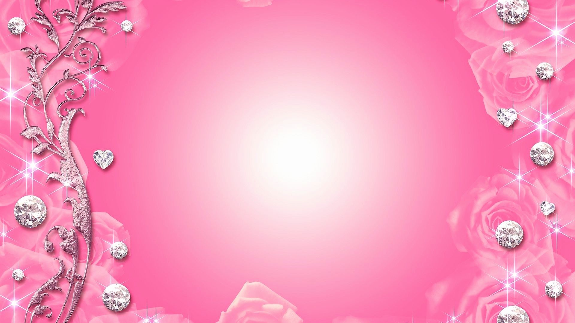 Detail Background Powerpoint Elegant Pink Nomer 11
