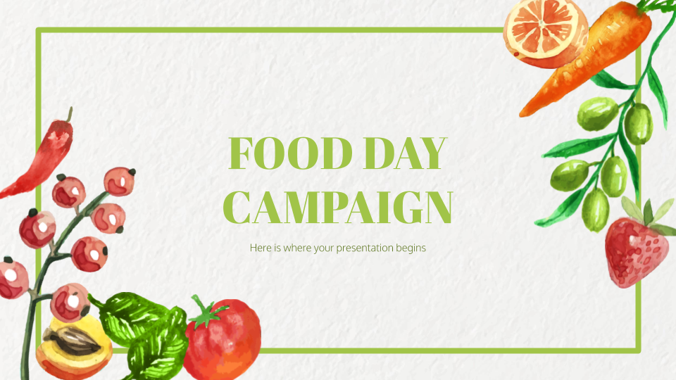 Detail Background Powerpoint Food Nomer 2