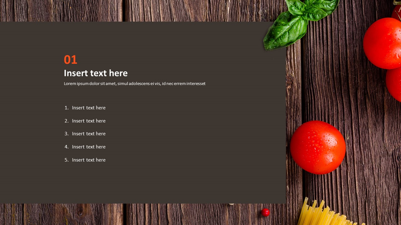 Detail Background Powerpoint Food Nomer 19