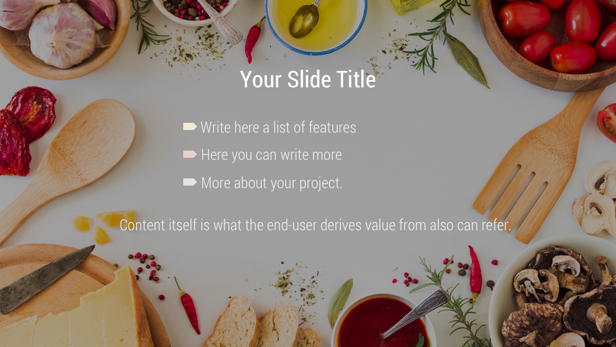 Detail Background Powerpoint Food Nomer 28