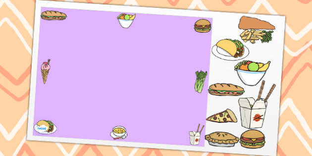 Detail Background Powerpoint Food Nomer 5