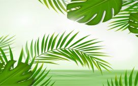 Detail Background Powerpoint Green Nature Nomer 11