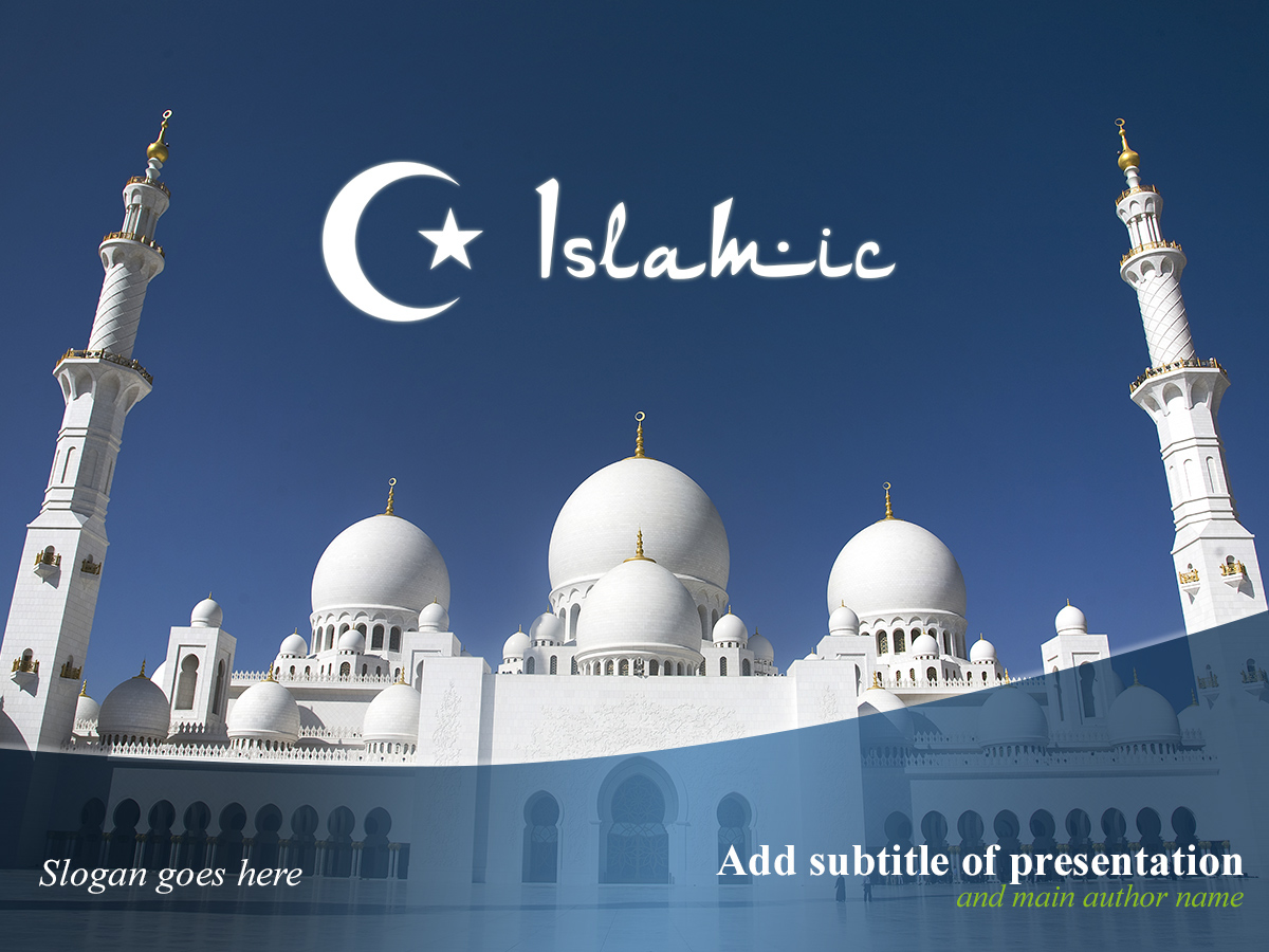 Detail Background Powerpoint Islami Nomer 16