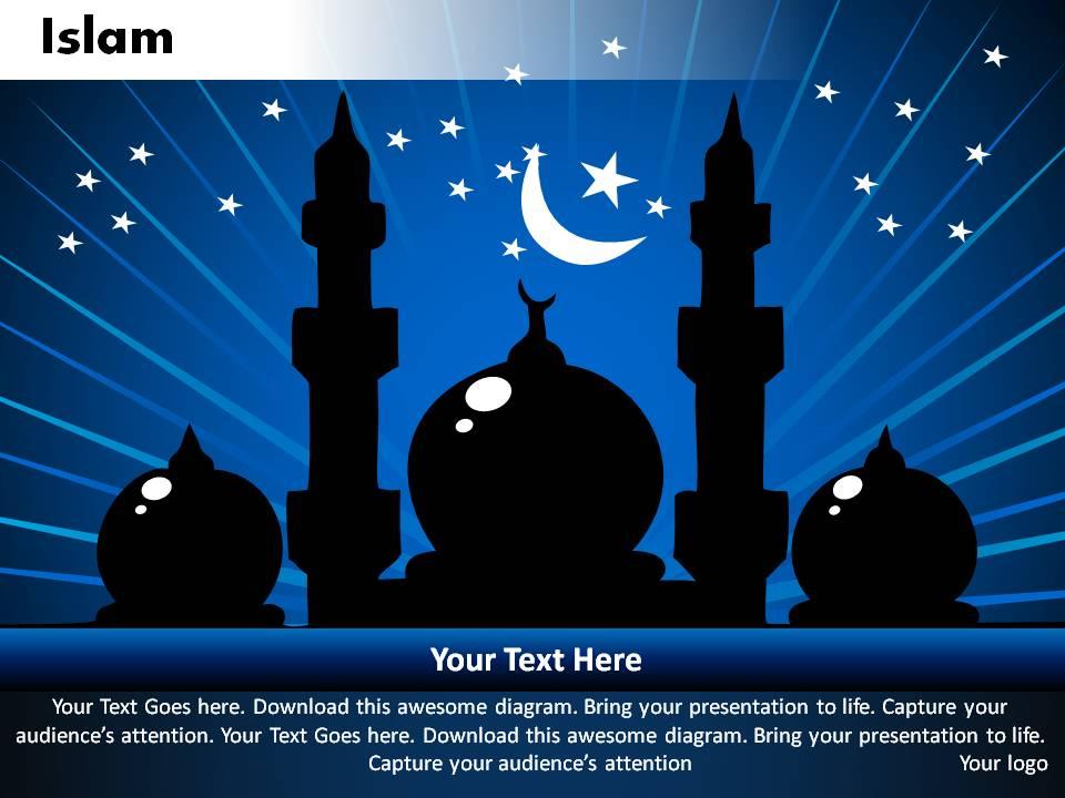 Detail Background Powerpoint Islami Nomer 33