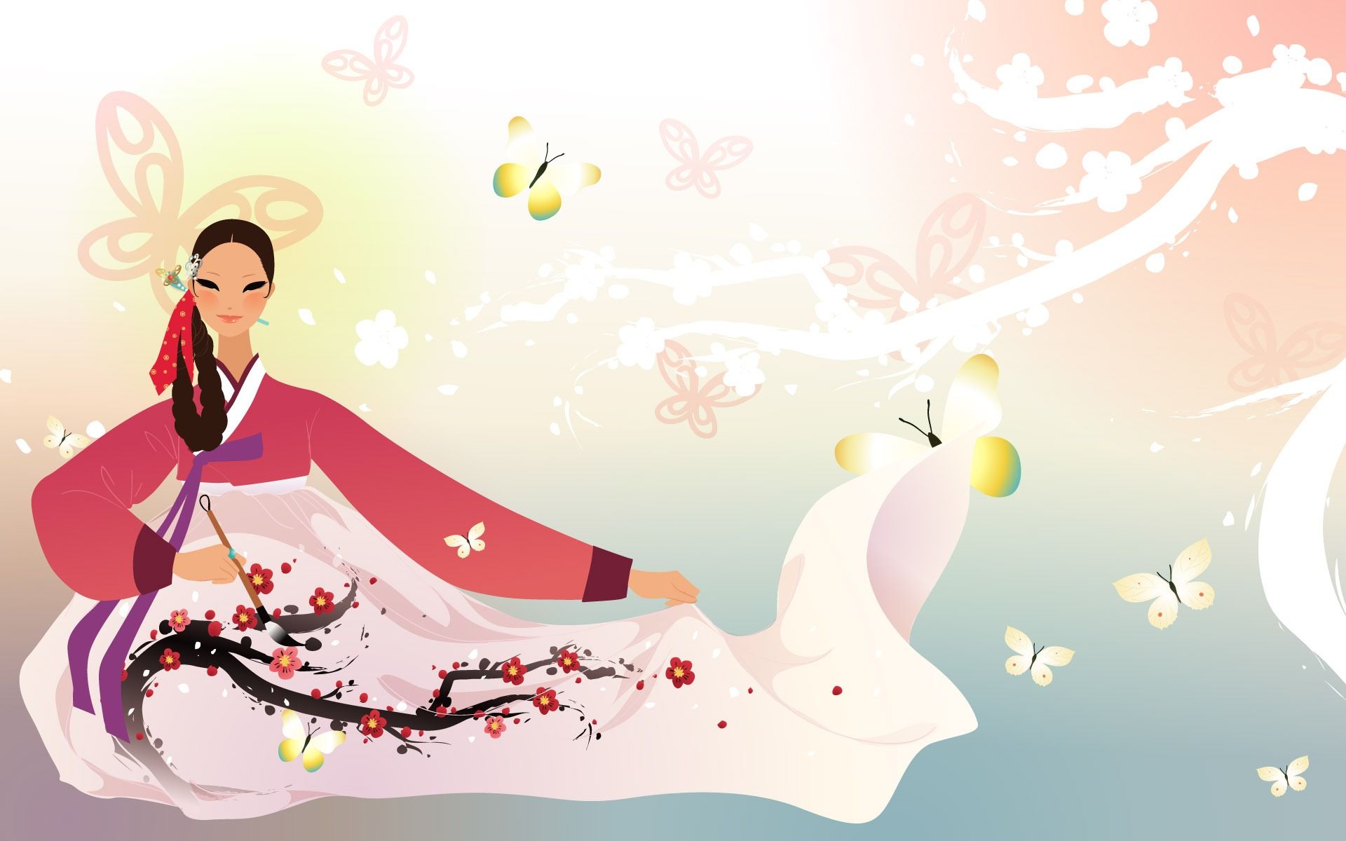 Detail Background Powerpoint Lucu Korea Nomer 45