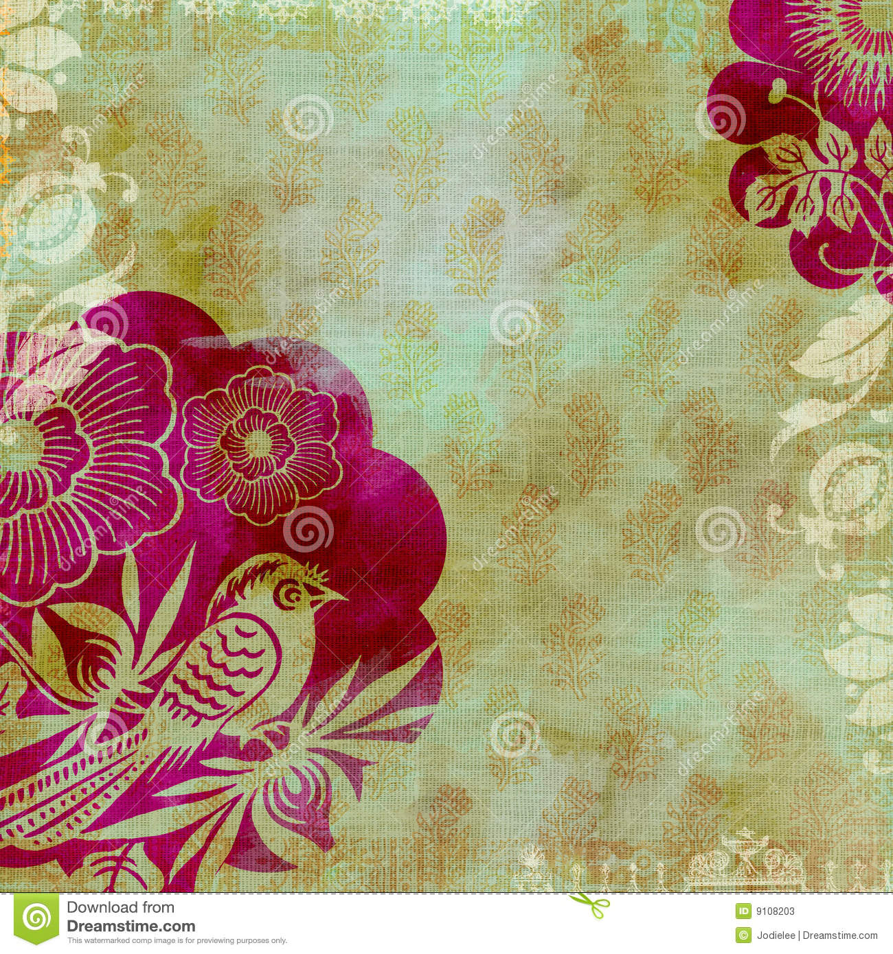 Detail Background Powerpoint Motif Batik Nomer 22