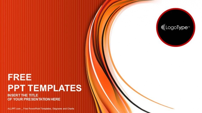 Detail Background Powerpoint Orange Nomer 40