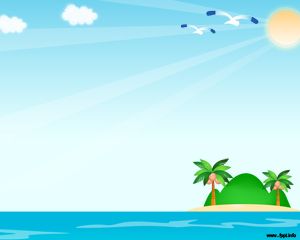 Background Powerpoint Pantai - KibrisPDR