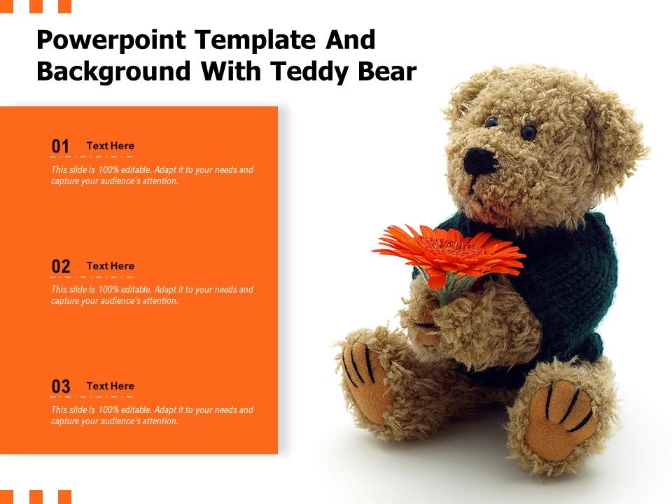 Detail Background Powerpoint Teddy Bear Nomer 13