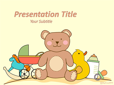 Detail Background Powerpoint Teddy Bear Nomer 14