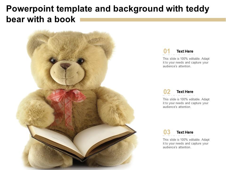 Detail Background Powerpoint Teddy Bear Nomer 20