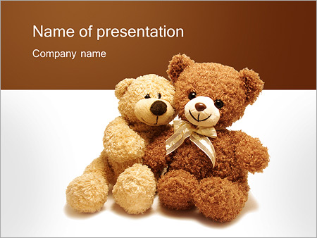 Detail Background Powerpoint Teddy Bear Nomer 4