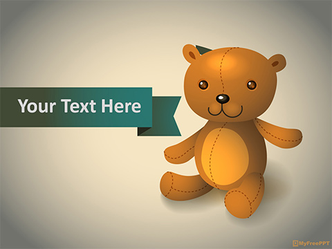 Detail Background Powerpoint Teddy Bear Nomer 30